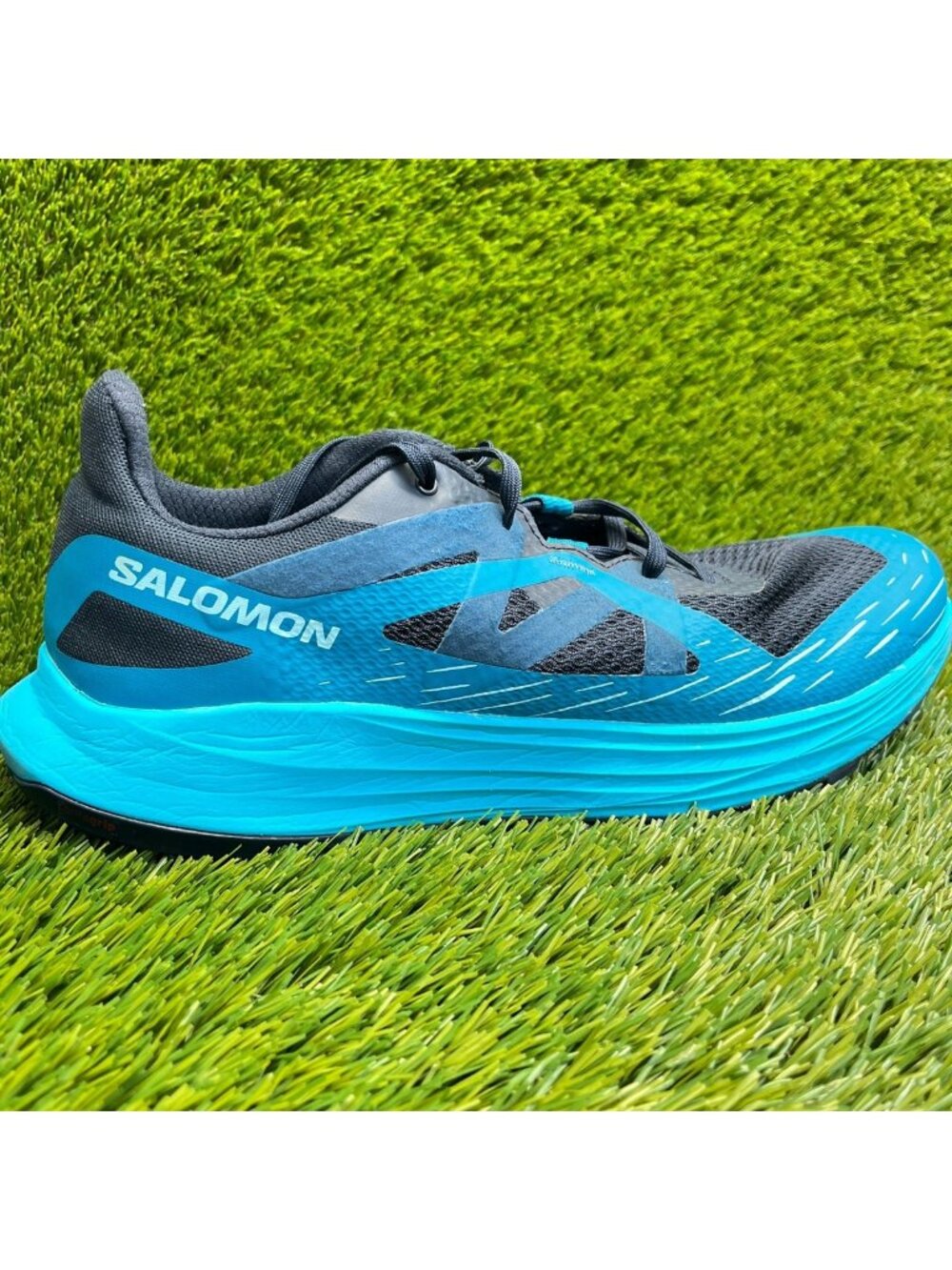 Salomon Ultra Flow Mens Size 11 Blue Athletic Running Walking Shoes Sneakers